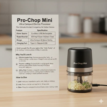 4-in-1 Portable Electric Vegetable Cutter Set – Wireless Food Chopper & Slicer for Garlic, Onion, Chili, Ginger | USB Rechargeable Kitchen Helper