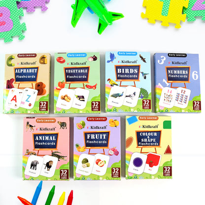 7-in-1 Kidkraft Early Learner Flashcard Combo Set ( 224 Pc  Card)